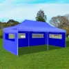  kék összecsukható pavilon 3 x 6 m