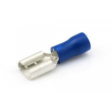 Kék részben szigetelt saru 1.5-2.5mm² 6.8mm elektromos autós kellék