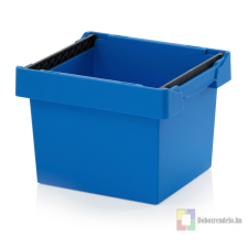 Kék tárolóláda, összerakó kengyellel 400x300x270 szerszám kiegészítő