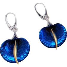  Kék titánium fülbevaló (nagy) – AEH fülbevaló