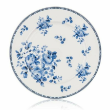  Kék virág desszerttányér 19.5 cm konyhai eszköz