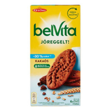 Keksz BELVITA Jó Reggelt! csökkentett cukortartalommal kakaós multipack 300g csokoládé és édesség