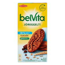  Keksz BELVITA Jó Reggelt! csökkentett cukortartalommal kakaós multipack 300g csokoládé és édesség