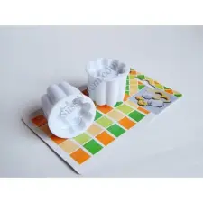  Keksz és fondant virág kiszúró készlet konyhai eszköz