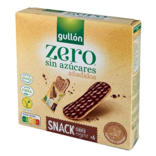  Keksz GULLON Snack Zero étcsokoládés 150g csokoládé és édesség