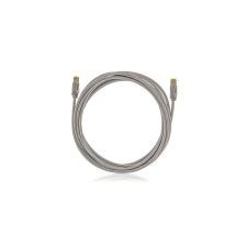 KELine Kábel Patch STP CAT.6 15m, LSOH halogénmentes, Szürke kábel és adapter