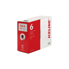 KELine UTP Falikábel dobozos CAT.6 305m AWG23, PVC, Euroclass Eca kábel és adapter