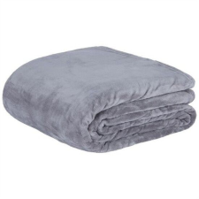 Kellemes tapintású puha plüss takaró - szürke pléd, 200*230cm lakástextília
