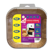 Kelly Air Fryer sütőpapír szögletes 20cm 50db papírárú, csomagoló és tárolóeszköz