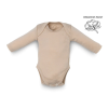 Kenguru Gold Hosszú ujjú pamut body Mogyoró - 56/62