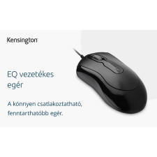Kensington Mouse-in-a-Box EQ fekete egér