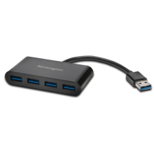 Kensington UH4000 USB 3.0 4-Port Hub fekete hub és switch