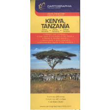 KENYA, TANZÁNIA TÉRKÉP (1:2 500 000) /WORLD TRAVEL MAP utazás