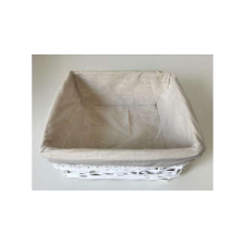 Kenyereskosár vessző, kocka 29.5x28x10 cm papírárú, csomagoló és tárolóeszköz