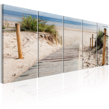 Kép - Beach After Rain 225x90 grafika, keretezett kép