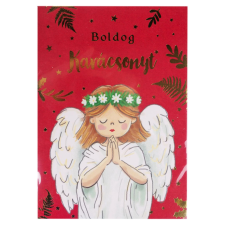  Képeslap - karácsonyi (angyal) fajáték