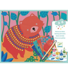  Képfestés pöttyökkel - Állatok pöttymintákkal - Pointillism kreatív és készségfejlesztő