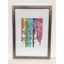 Képkeret PLK 21 cm x 30 cm ezüst fényképkeret