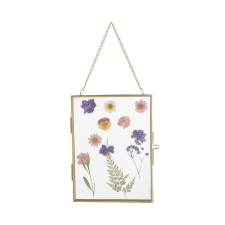 képkeret, szárított virágokkal 20 x 15cm fényképkeret