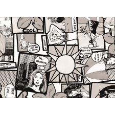  Képregény öntapadós tapéta 45cmx2m tapéta, díszléc és más dekoráció