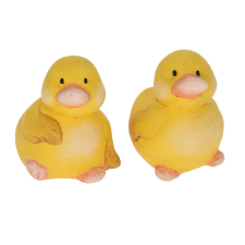  Kerámia kacsa sárga ker M6cm dekorációs kellék