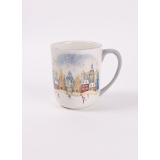 Kerámia karácsonyi bögre korcsolyapálya 500ml bögrék, csészék