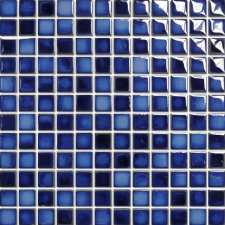Kerámia mozaik Premium Mosaic deep blue 30x30 cm fényes MOSBH23DBLL csempe