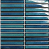  Kerámia mozaik Premium Mosaic Kit Kat aqua blue 30x30 cm fényes MOSKK2AQBL
