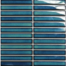 Kerámia mozaik Premium Mosaic Kit Kat aqua blue 30x30 cm fényes MOSKK2AQBL csempe