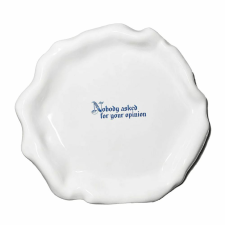 Kerámia tányér, Incartato Ceramics, Opinion, The Issues Collection, Ø 28 cm, fehér tányér és evőeszköz