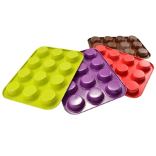  Kerámiabevonatos muffin-sütőforma 12 részes sütés és főzés