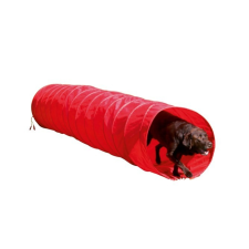 Kerbl Agility Pro Tunnel - alagút kutyacső piros 5m 60cm (81997) kutyafelszerelés
