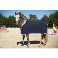 Kerbl Covalliero RugBe Economic sötétkék polár lótakaró (125 x 175 cm) lovaglás