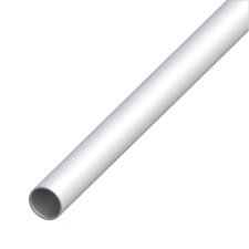 Kerek alumínium cső 6 mm x 6 mm ezüst-eloxált 2 m építőanyag