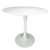  Kerek étkezőasztal Beluga Ø80 - Fehér