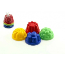Kerek homokozó formák - 8 cm átmérőjű, 4 darab hálóban homokozójáték