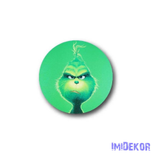  Kerek karácsonyi 13cm - Morcos Grincs dekorációs kellék
