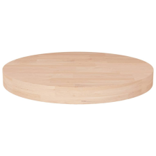  kerek kezeletlen tömör tölgyfa asztallap Ø50 x 4 cm bútor