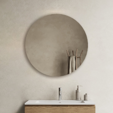  Kerek natúr tükör (világítás nélküli) 80 cm fürdőszoba bútor