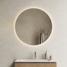  Kerek tükör (LED világítás körbe) 90 cm fürdőszoba bútor