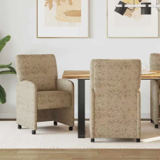  Kerekes Étkező Székek 2 pcs Világosszürke 57 x 67 x 95 cm bútor