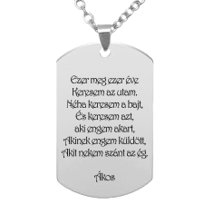 Keresem az utam... medál lánccal, választható több formában és színben medál