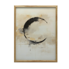  KERET FALI PLAKÁT A KÖR SZIMFÓNIÁJA 70x100 CM FEKETE KERET grafika, keretezett kép