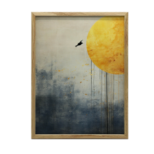 KERET FALI PLAKÁT A NYERS VILÁGÁBÓL 50x70 CM grafika, keretezett kép
