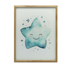 KERET FALI PLAKÁT ÁLMOK SZTÁRA 70X100 CM MATT PAPÍR grafika, keretezett kép