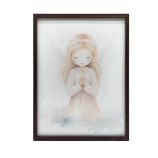  KERET FALI PLAKÁT ANGYAL MENNYI INNOCENCE 50x70 CM grafika, keretezett kép