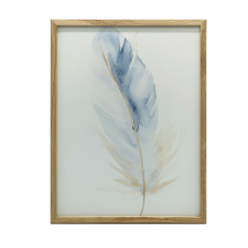 KERET FALI PLAKÁT ARANY KÉK ÉS ARANY TOLL 70x100 CM grafika, keretezett kép