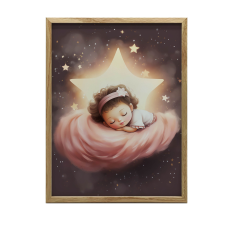 KERET FALI PLAKÁT DREAM LAND KIS HERCEGNŐ 30x40 grafika, keretezett kép