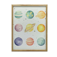  KERET FALI PLAKÁT EGY KIS CSILLAG FELFEDEZÉSEI 50x70 CM grafika, keretezett kép