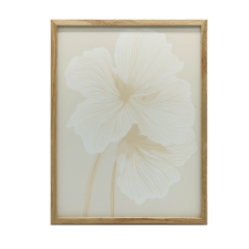  KERET FALI PLAKÁT ÉTERikus VIRÁGOK 70x100 CM FEKETE KERET grafika, keretezett kép